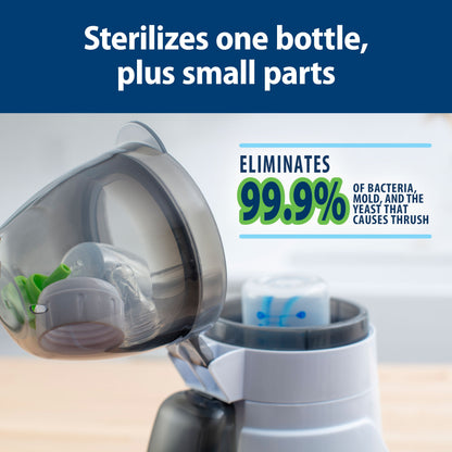 Dr. Brown’s Deluxe Baby Bottle Warmer and Sterilizer, For Baby Bottles and Baby Food Jars