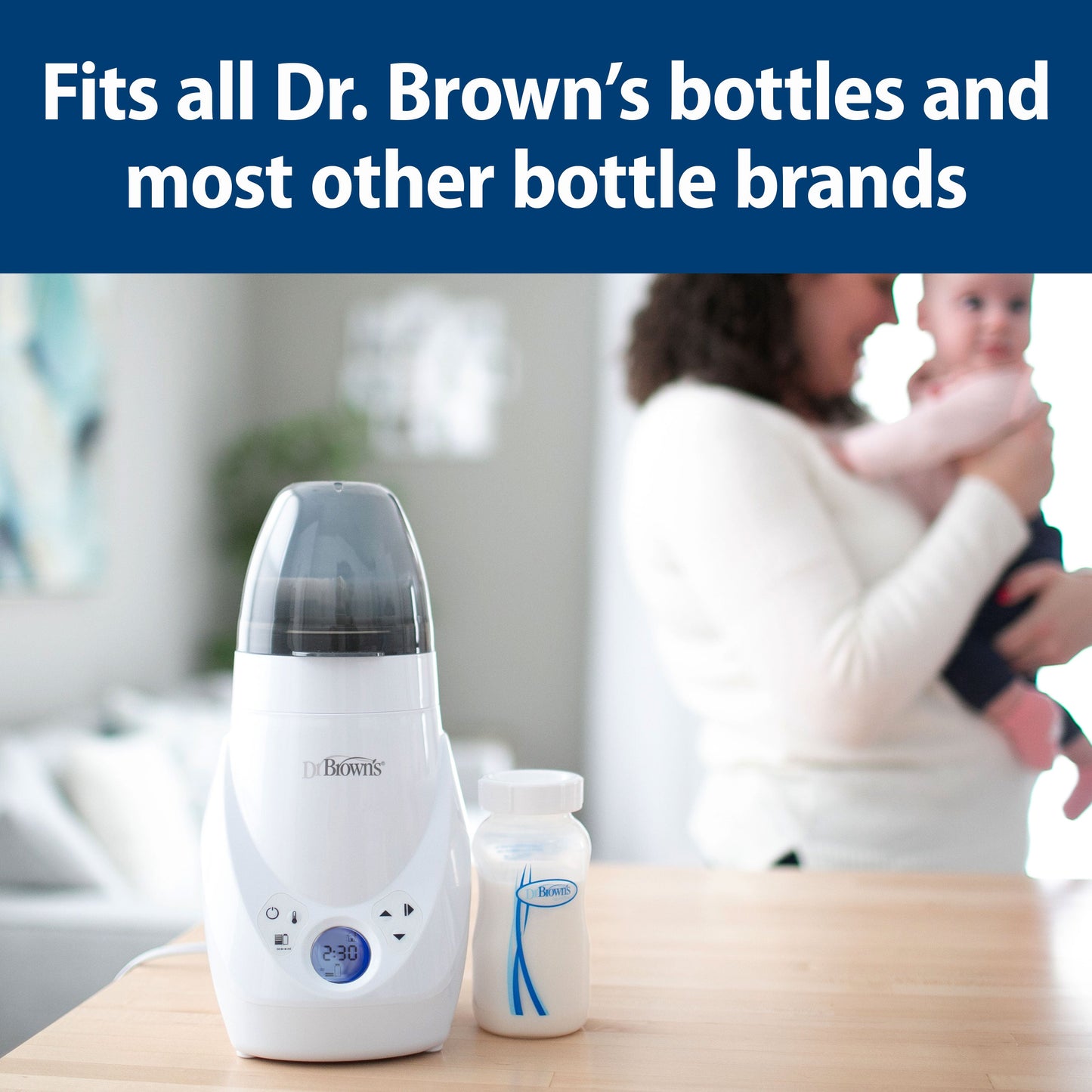 Dr. Brown’s Deluxe Baby Bottle Warmer and Sterilizer, For Baby Bottles and Baby Food Jars