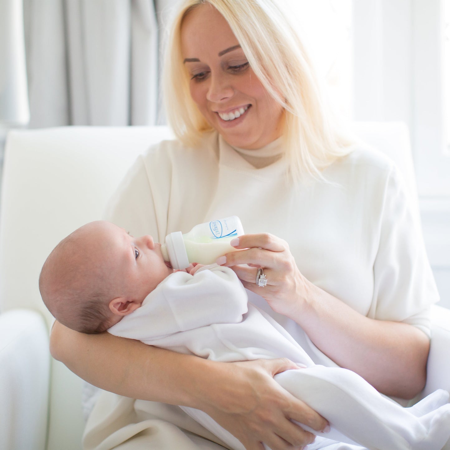 Dr. Brown's Natural Flow Anti-Colic Narrow Baby Bottle, 2oz/60mL with Preemie Flow™ Nipple, 2-Pack
