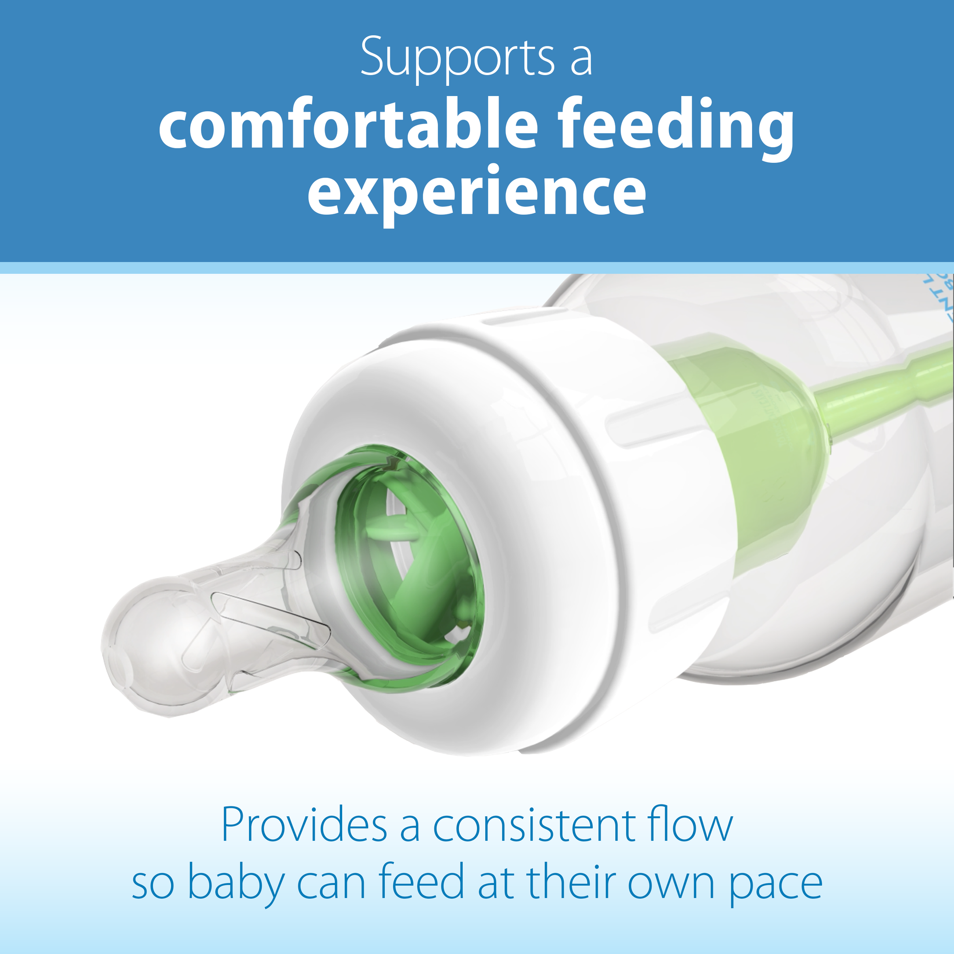 Dr. Brown's Natural Flow Narrow Baby Bottle Silicone Nipple, Level 1, 2-Pack